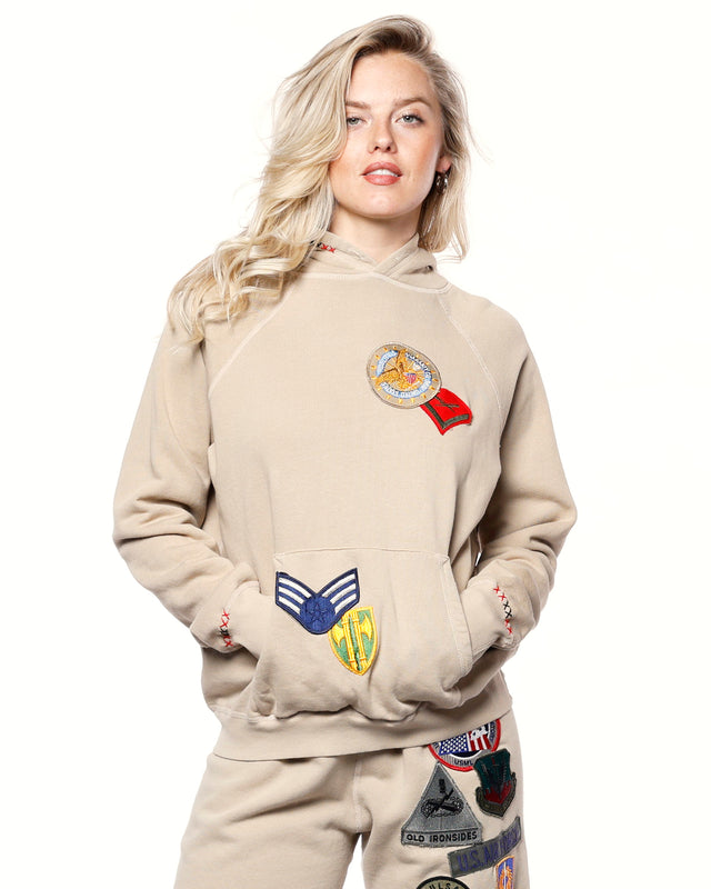 Nude All Patched Up Hoodie